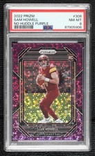 2022 Panini Prizm Rookies No Huddle Purple 35/35 Sam Howell #306 PSA 8 17wc