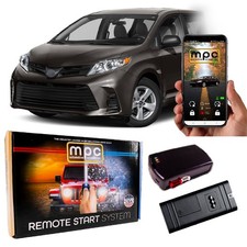 Smartphone Remote Starter For  2011-2020 Toyota Sienna -OEM Key Fob Activate