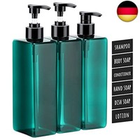 Segbeauty Shampoo Flaschen, 3 StüCk 500 Ml Leere Pumpflasche, NachfüLlbare S