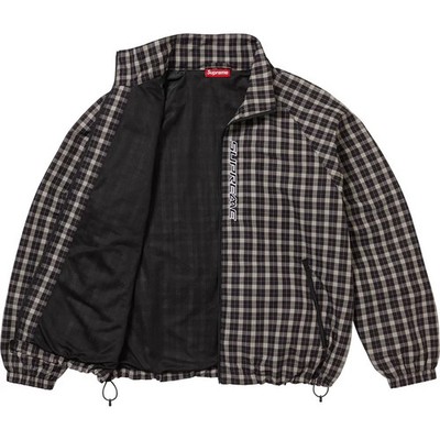 Supreme Plaid Track Jacket Black チェック Supreme Plaid Track Jacket Black | eBay