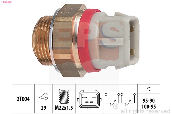 Thermokontakt, KüHlerlüFter 1.850.682 EPS FüR Ford-image
