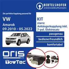 Für VW Amarok Typ 2H/S1B 09.2010-05.2022 AHK starr +7pol spezifisch E-Satz TOP
