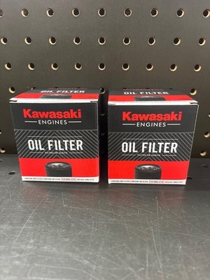 Genuine Kawasaki 49065-0724 Oil Filter, Pack Of 2 - OEM Replacement, Fits 49065-7010