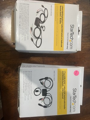 Lot of 2 Startech.Com KVM  Switch