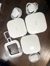 Eero Pro 6 Tri-Bd Mesh Wi-Fi 3-Pack + 1 Bracket Excellent Condition Gently Used