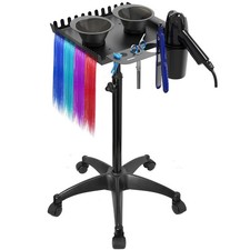 Salon Rolling Tray with 2 Magnetic Bowls, Professional Tool Tray Cart, Hair E...