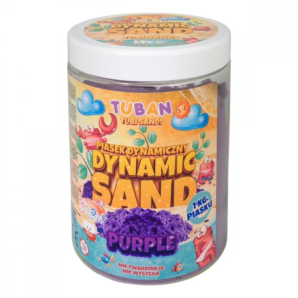 5901087035563 Dynamic sand 1kg purple TUBAN 3690₽