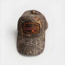 Mossy Oak Camo Trucker Hat in Brown Green Hunter OSFM Adjustable