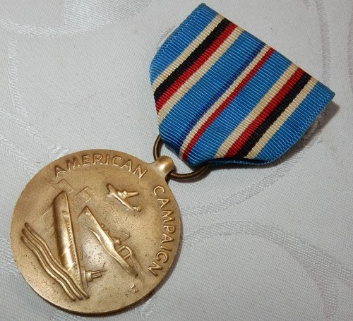 WW2 US AMERICAN CAMPAIGN MEDAL MILITARY UNITED STATES WORLD WAR II