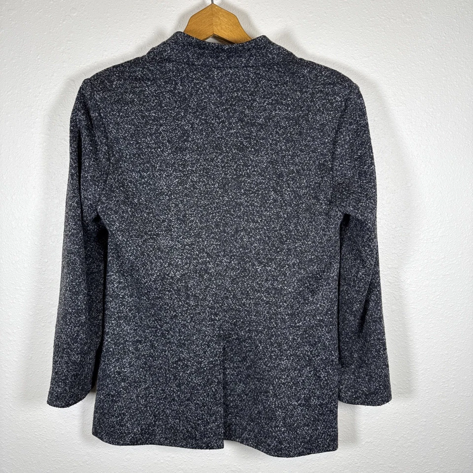 Женский блейзер Lucky Brand S белый черный на одной пуговице - Изображение 4 из 4