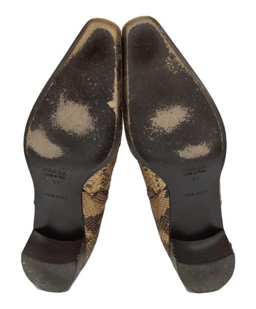 PRADA                    Side-zip python boots br… - image 4