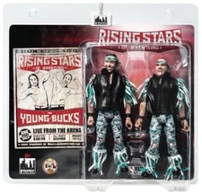 AEW Rising Stars of Wrestling The Young Bucks Matt & Nick Jackson Figures