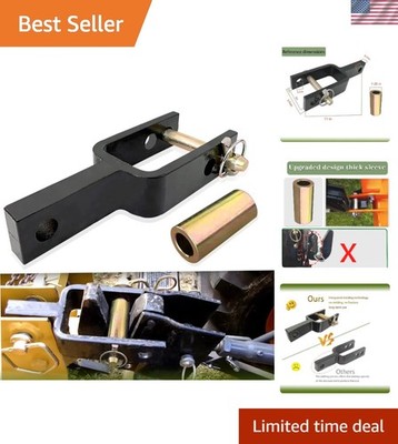 Heavy-Duty Quick Hitch Adapter with Adapter Sleeve - Perfect for Farm Equipment