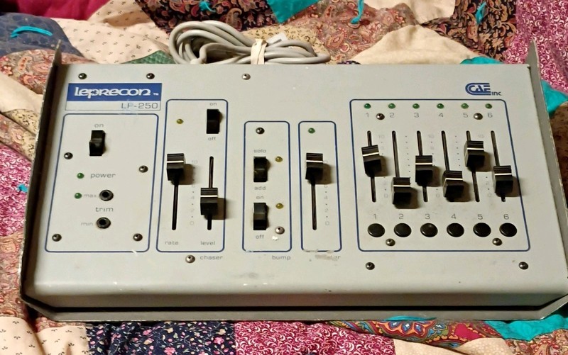Leprecon LP-250 6-Channel Stage Lighting Control Console w/ Power Cord