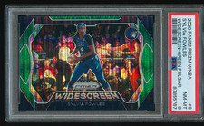Sylvia Fowles 2020 Panini Prizm WNBA Widescreen Green Pulsar Prizm #8 /25 PSA 8