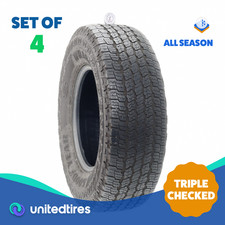 Set Of 4 Used 26570r16 Goodyear Wrangler Territory At Kevlar 112t - 7.5-932 Set Of 4 Used 26570r16 Goodyear Wrangler Territory At Kevlar 112t - 7.5-932