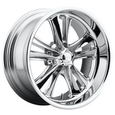 17x7 Foose F097 Knuckle Chrome Plated Wheel 5x4.75 1mm