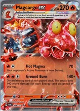 MAGCARGO EX 029/167 DOUBLE RARE TWILIGHT MASQUERADE POKEMON NM