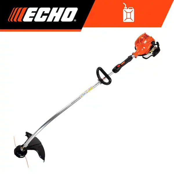 E-② Echo GT-225L 21.2 cc Gas 2-Stroke Curved Shaft String Trimmer with