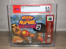 *PSA 6.5 A++ / Ready 2 Rumble Boxing: Round 2 / Nintendo 64, N64 2000 NEW!