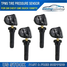4x Tpms Tire Pressure Monitoring Sensors For Gm Chevy Gmc Buick 315mhz 13598772