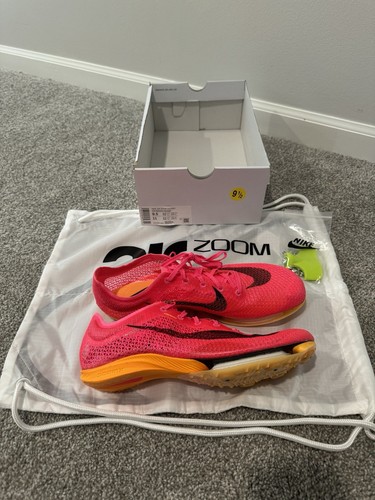 Size 9.5 Men / 11 Women - Nike Air Zoom Victory Hyper Pink Orange, Spikes & Tool