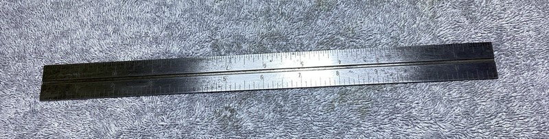 VTG. CRAFTSMAN 12” HARDENED MACHINIST COMBINATION RULE
