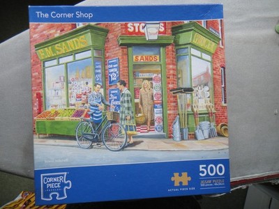 Eckteil, ''The Corner Shop'', Puzzle 500 Teile vollständig
