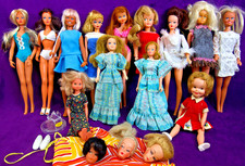 13 DOLL Vintage Repr Barbie Clone MOD LOT IDEAL KENNER Tiffany Tressy LOVE +BIN