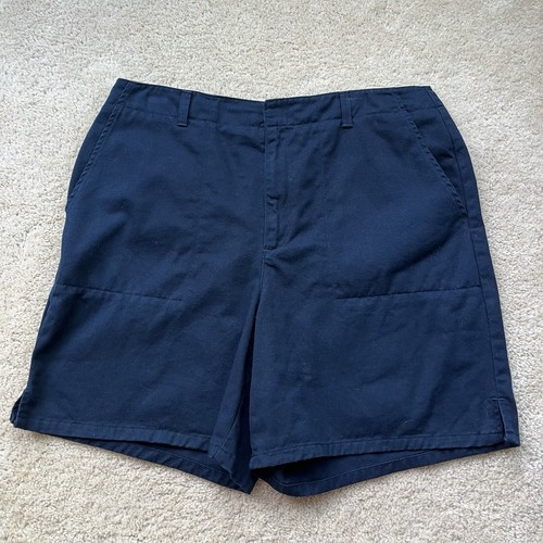 Villager Women’s Navy Blue Bermuda Shorts - Size 14 - EUC - 100% Cotton ...