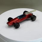 Vintage Hot Wheels Redline Brabham Repco F1 Red Hong Kong Base