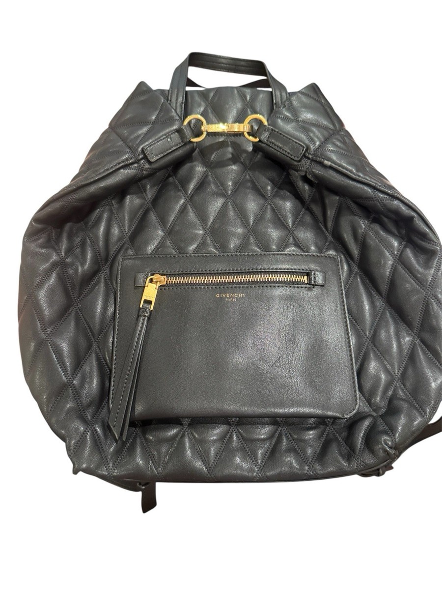 Givenchy Black Quilted Backpack