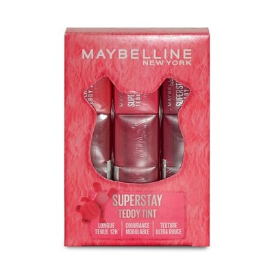 Maybelline New York Superstay Teddy Tint Box mit 3 Flüssigen Lip Blushes