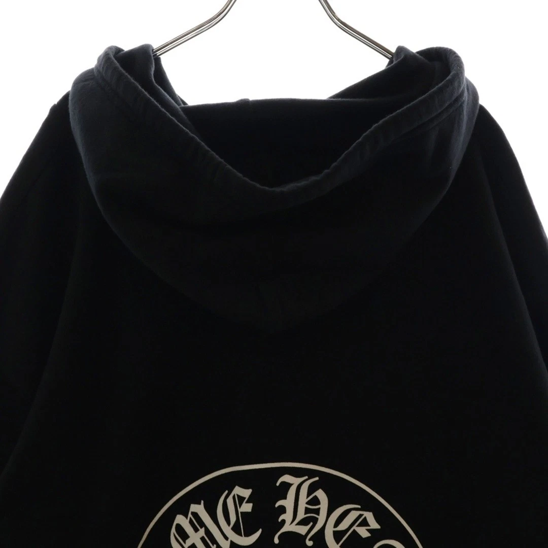 Felpa con cappuccio Chrome Hearts SWTSHRT HD ZIP LTD Los Angeles posteriore ferro di cavallo nera usata