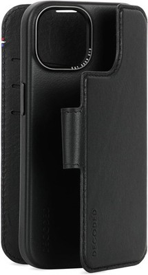 DECODED 2-in-1 Detachable Wallet Case für iPhone 15 Plus Schwarz MagSafe Case