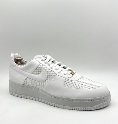 New Nike Air Force 1 Lux '07 White Anaconda 25th Anniversary 315583 111 sz 13