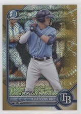 2022 Bowman Chrome Prospects Mega Box Gold Mojo Refractor 33/50 Curtis Mead 2q0