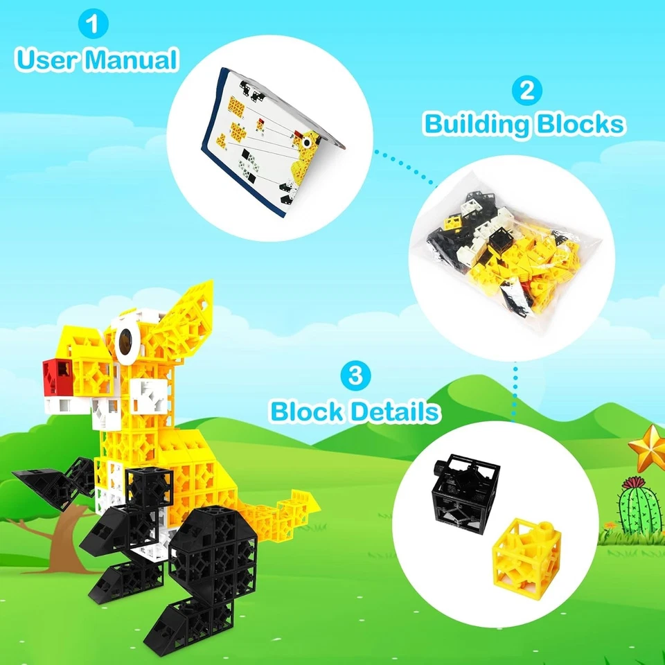 Puzzle Bloques de Construcción - 5 en 1 - 150 piezas - Rompecabezas de Bloques de Animales NUEVO Foto 3 de 4