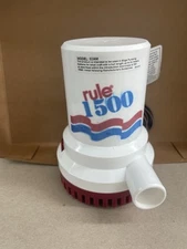 Rule 1500 Gph 12v Bilge Pump Model 02