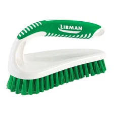 57 Power Scrub Brush, Polypropylene, 7" x 2.5" scrubbing Surface, Green and W...