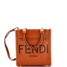 Fendi Sunshine Shopper Tote Leather Mini