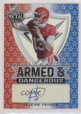 2021 Leaf Metal Draft Red White & Blue Rainbow /10 Feleipe Franks Auto 07et