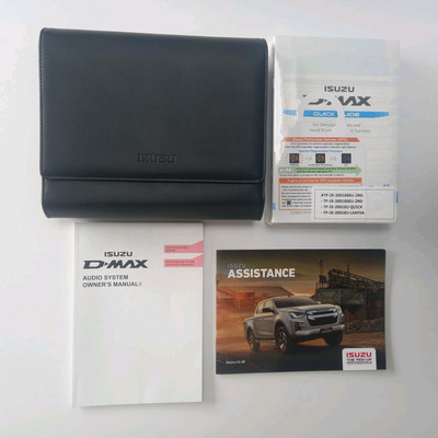 2019-2023 ISUZU D-MAX BETRIEBSANLEITUNG + AUDIO HANDBUCH + WALLET PACK MK3