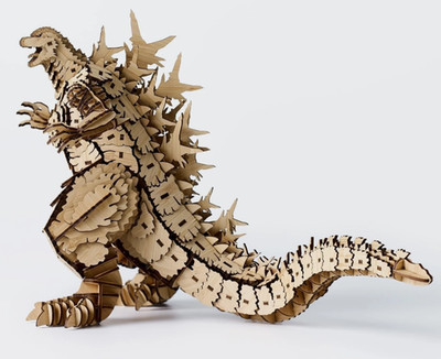Azone Bamboo Art wa-gu-mi Godzilla (2023) 3D Puzzle Figure Japan Limited New 