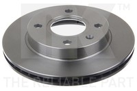 2X NK Bremsscheibe 202528 FüR Ford Escort Puma GFJ Fiesta KA Orion Courier Mazda