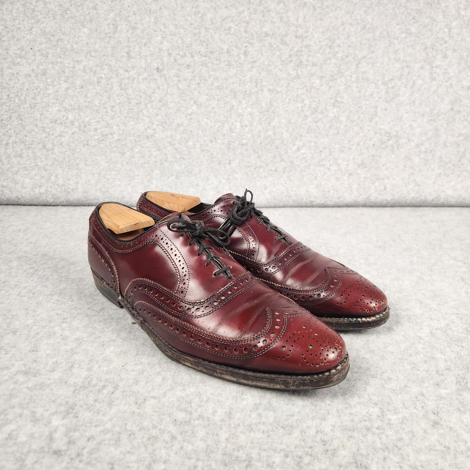 Allen Edmonds McAllister Shoes Mens Size 9.5 Oxblood Oxford 