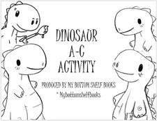 DIGITAL- 2025 Merrick ABC Children's Dinosaur  ACTIVITY BOOK *PRINT REQ'D* 14pgs