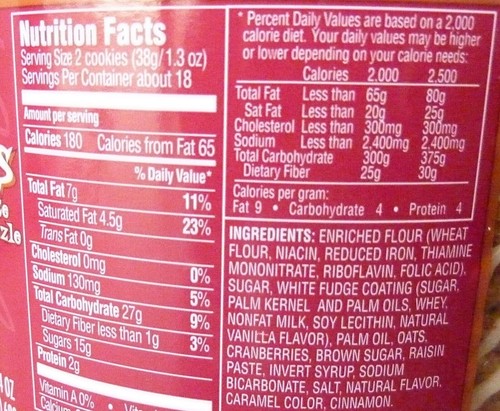 2 x Trader Joe's Haferflocken Cranberry Dunkers mit weißem Fudge Nieselregen je 24 Unzen - Bild 5 von 5