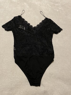 Touch me One Piece Lace Body Suit Junior Large NWT