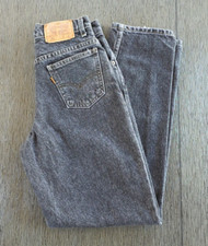 Vintage Levi's 550 Student jeans Size 26x28 25 x 28 Actual Made in USA 90's